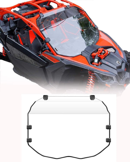 Kemimoto Can-Am Maverick X3 Full Windshield & Windshield Wiper & Windshield Washer