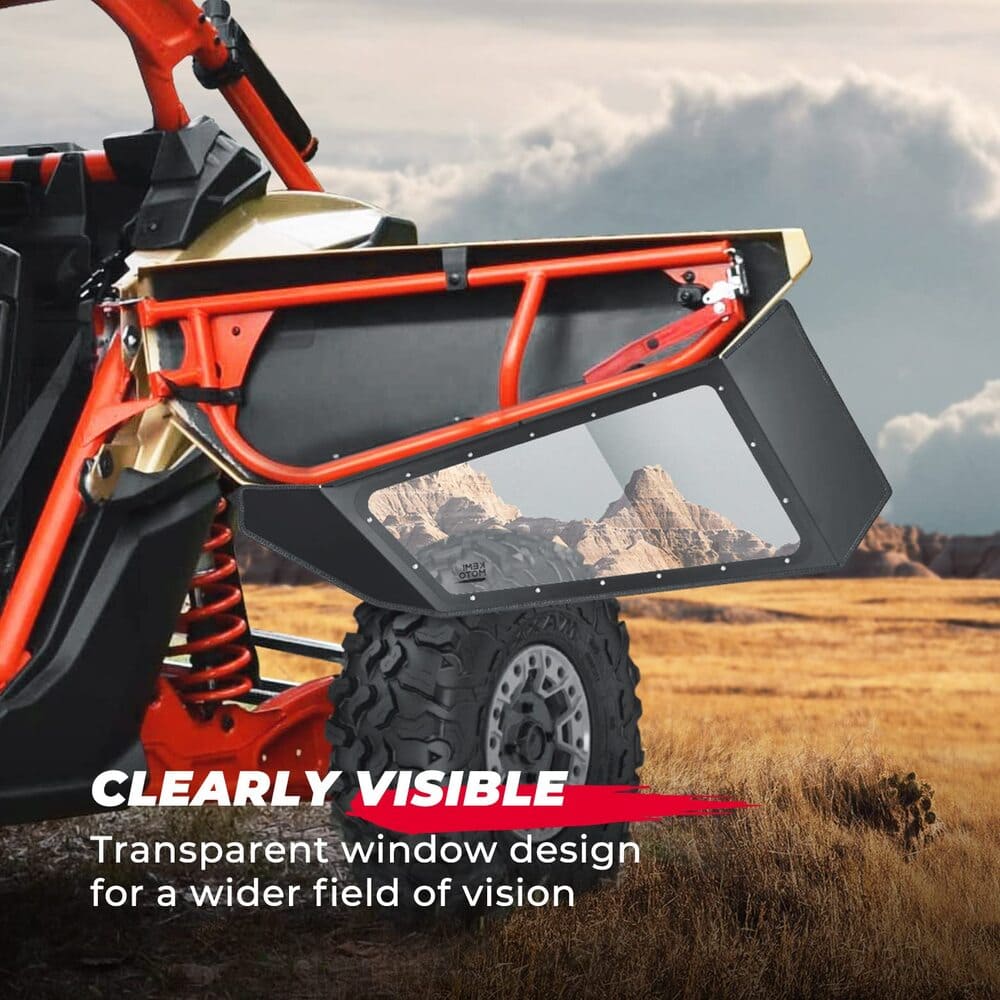 Kemimoto Can-Am Maverick X3 Inserts Clear Lower Door
