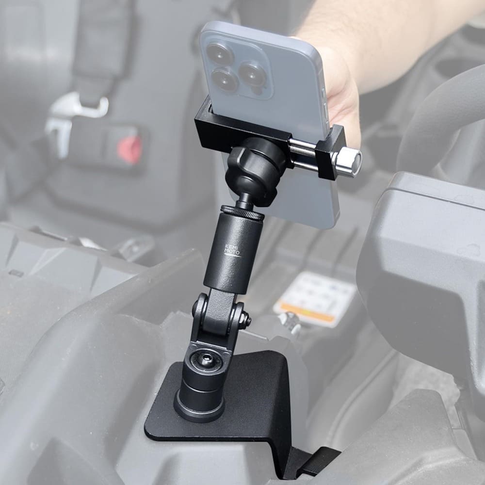 Kemimoto Can-Am Maverick X3/ Max 360° Adjustable CNC Phone Mount
