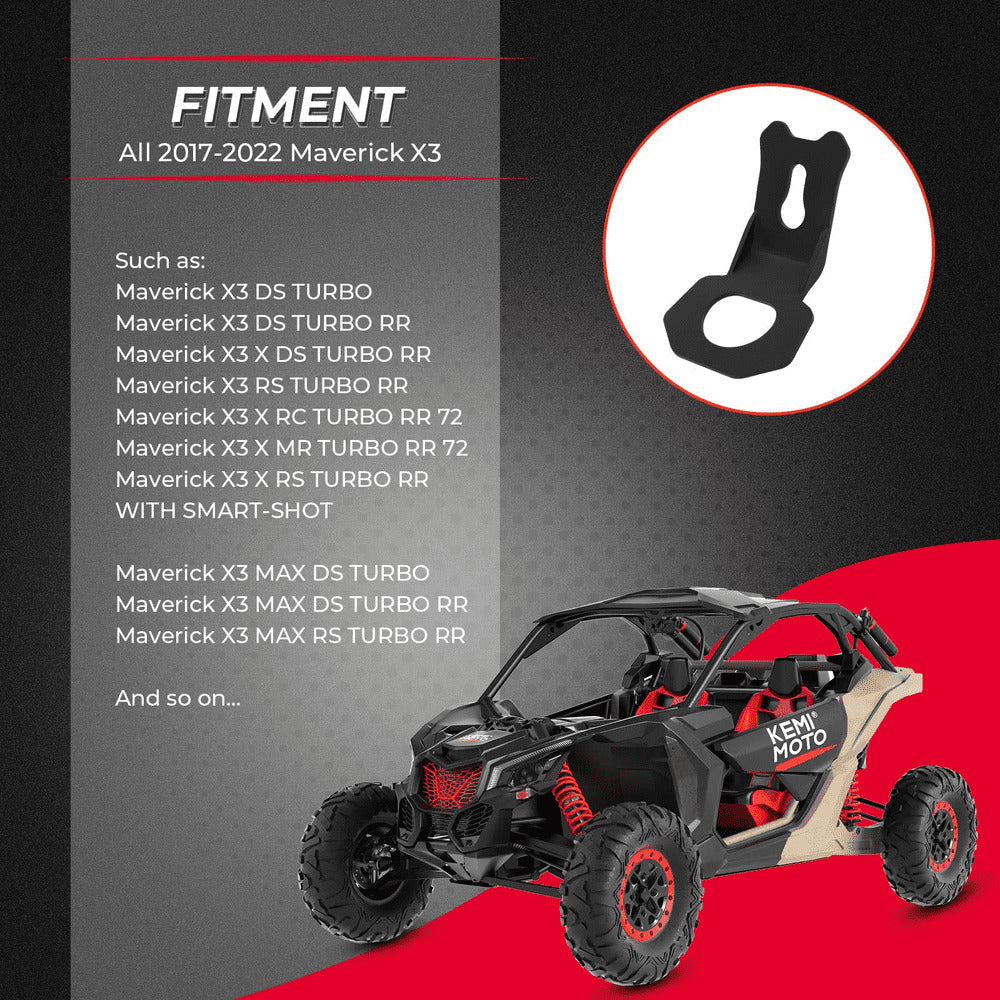 Kemimoto Can Am Maverick X3/Max 4 Pcs Tie Down Brackets Hooks
