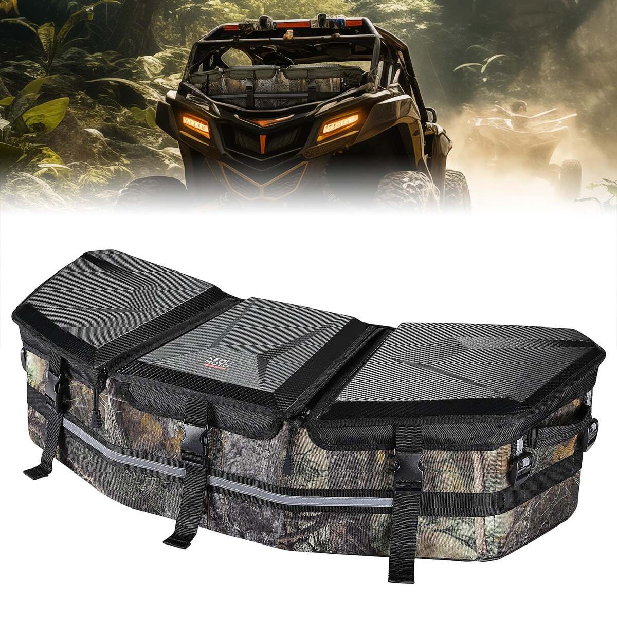 Kemimoto Can-Am Maverick X3/MAX Camo Rear Storage Bag