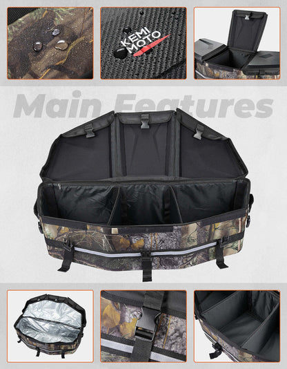 Kemimoto Can-Am Maverick X3/MAX Camo Rear Storage Bag