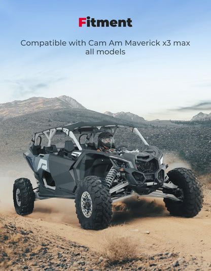 Kemimoto Can-Am Maverick X3 Max Canvas Soft Rooftop