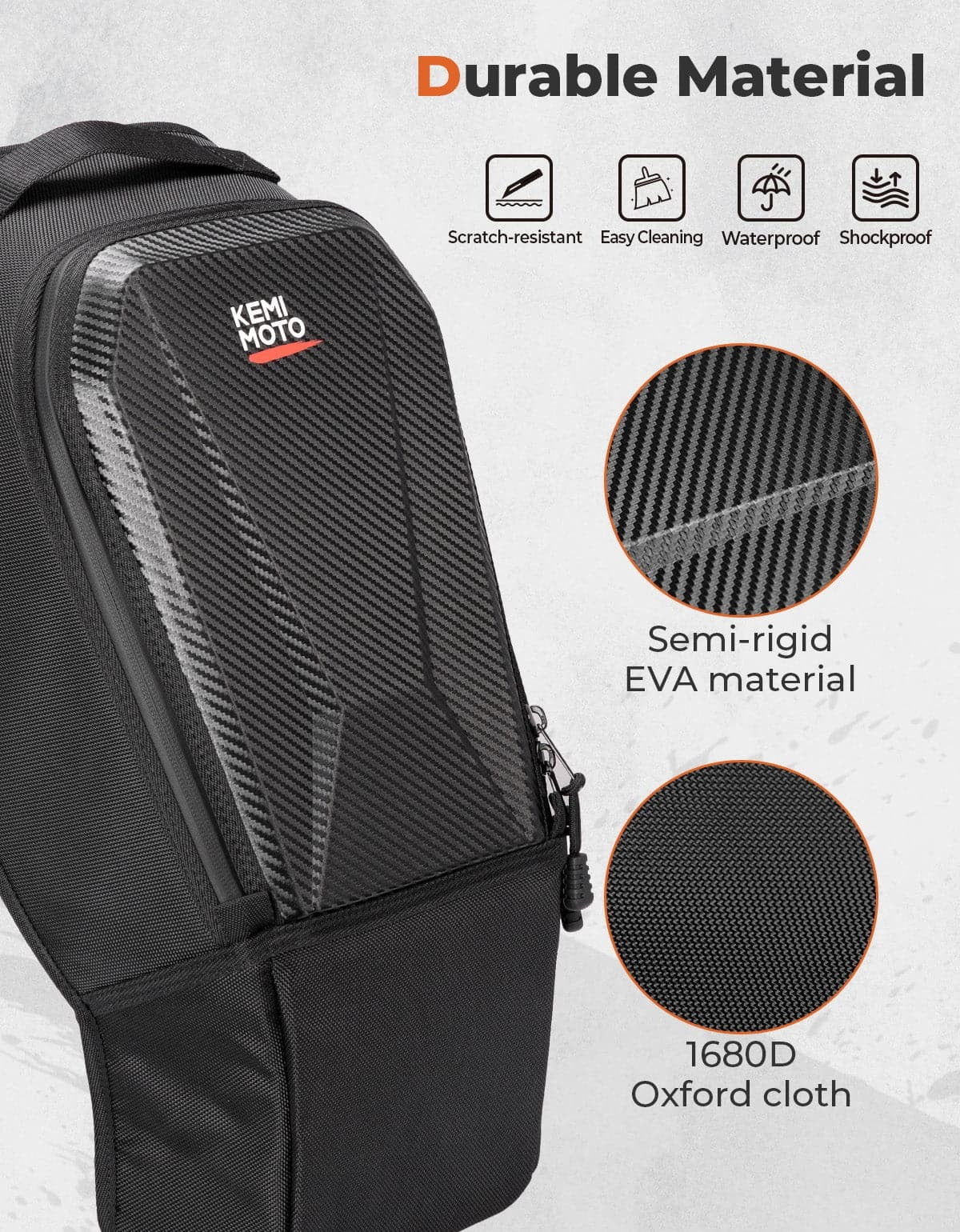 Kemimoto Can-Am Maverick X3 Max Center Storage Bag 11L