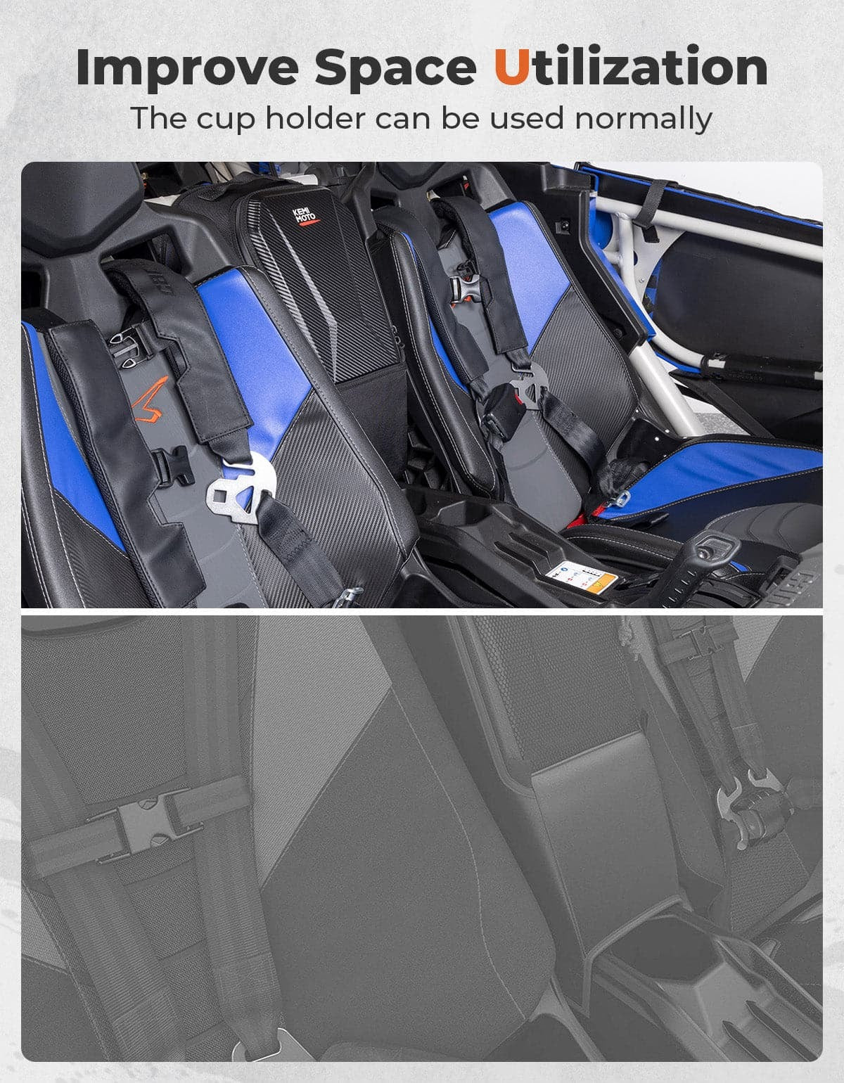 Kemimoto Can-Am Maverick X3 Max Center Storage Bag 11L