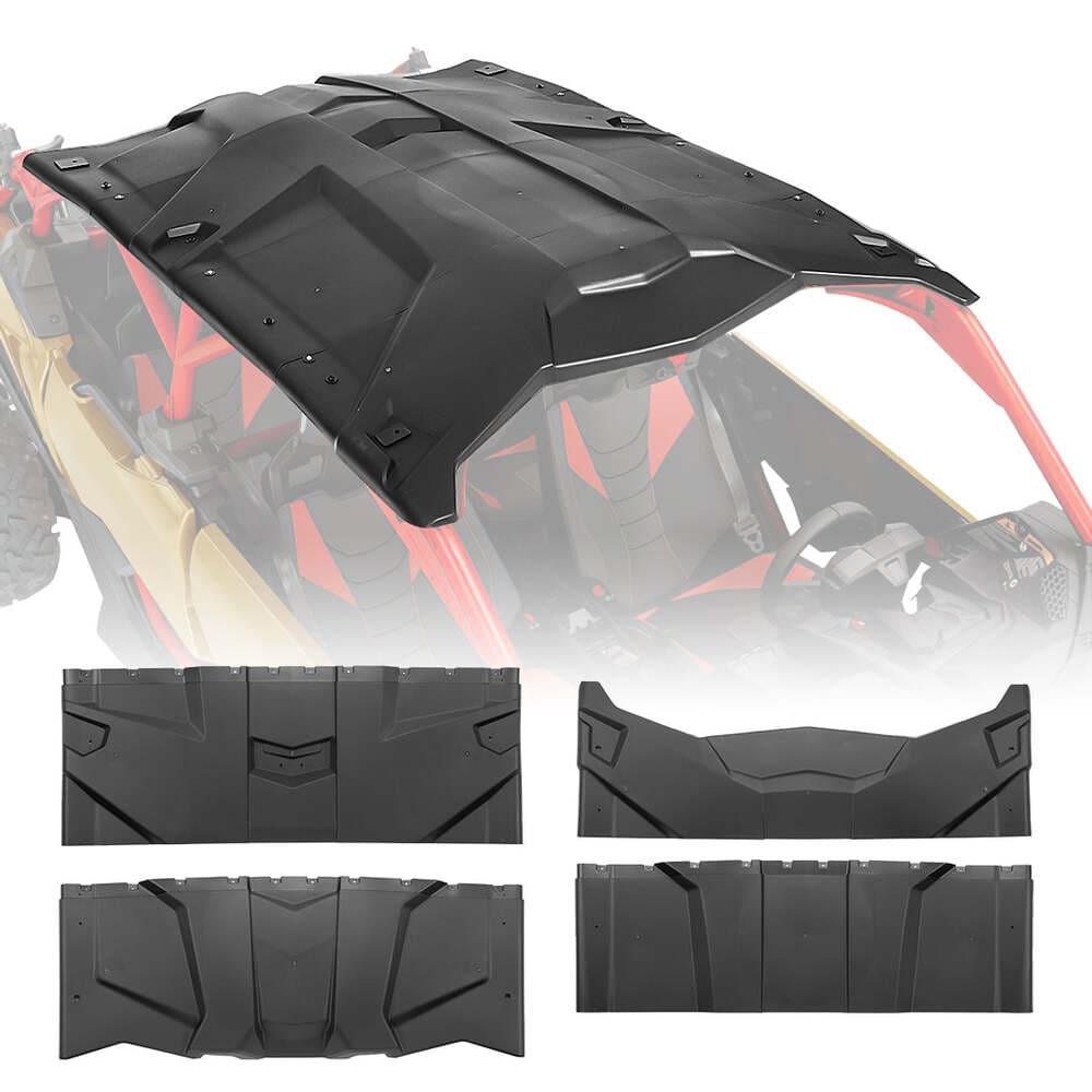 Kemimoto Can-Am Maverick X3 Max Combination Top Hard Roof - 4 Pcs