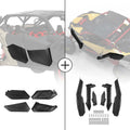 Kemimoto Can-Am Maverick X3 Max Door Panel & Mud Fender Flares