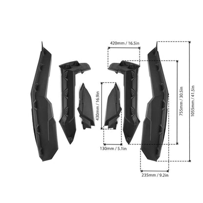 Kemimoto Can-Am Maverick X3 Max Door Panel & Mud Fender Flares