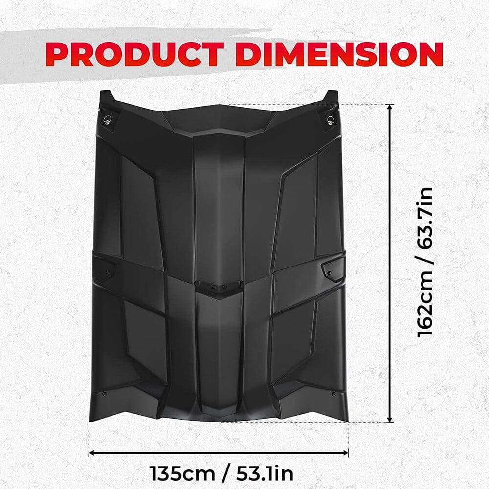 Kemimoto Can-Am Maverick X3 Max Front Bumpers & Hard Roof