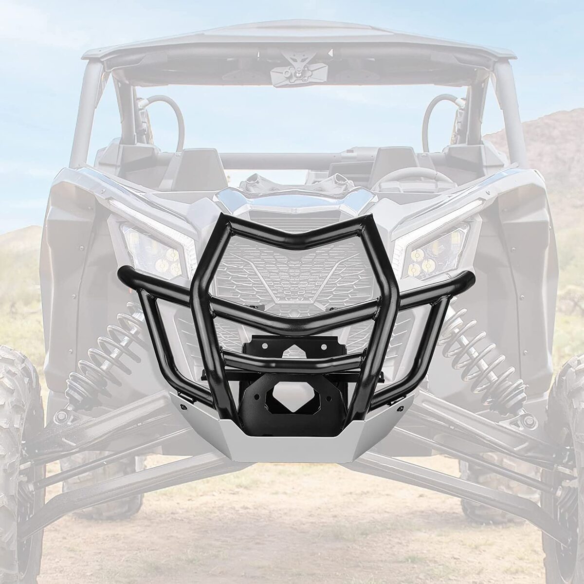 Kemimoto Can-Am Maverick X3 Max Front Bumpers & Hard Roof
