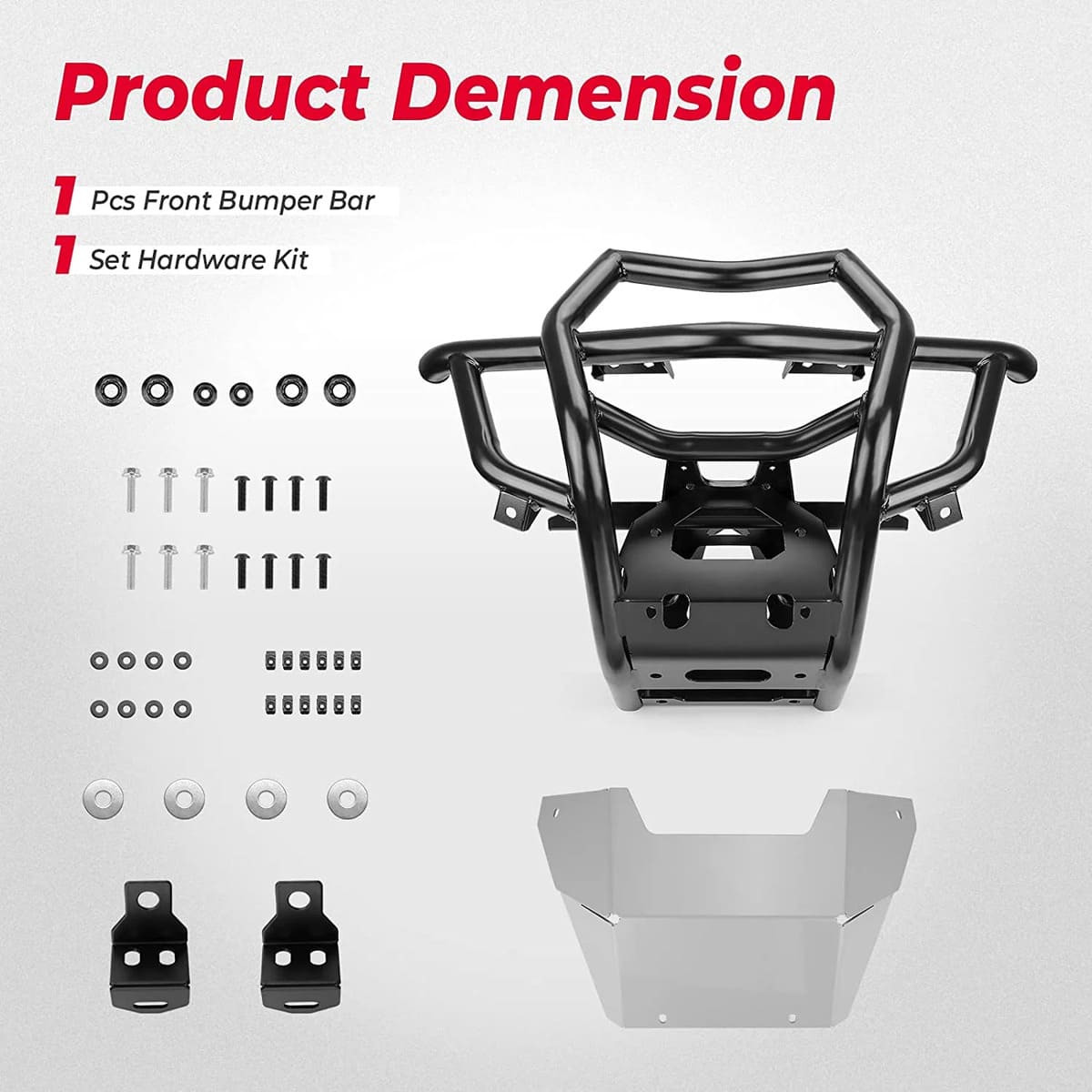 Kemimoto Can-Am Maverick X3 MAX Front Bumpers & Lower Door Inserts