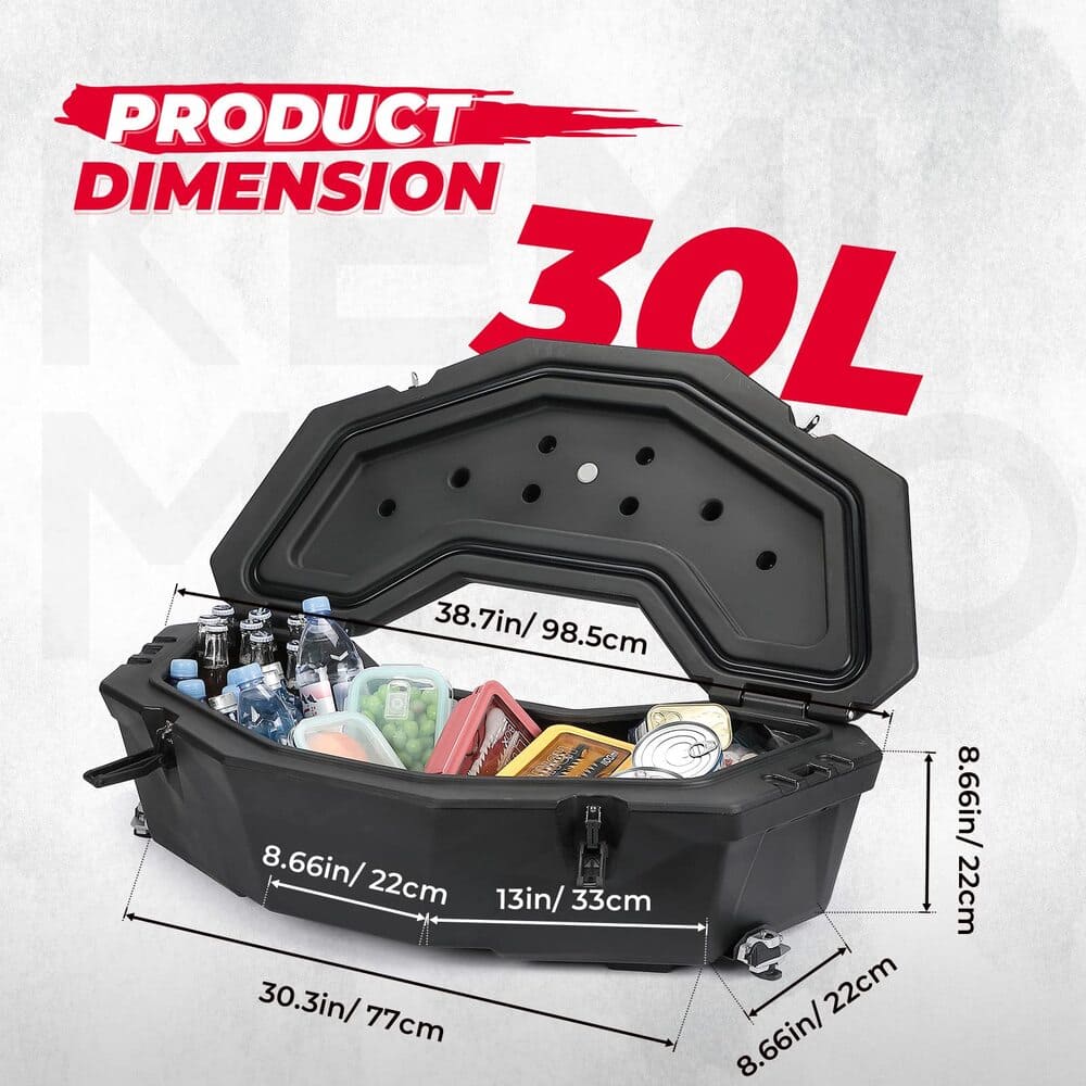 Kemimoto Can-Am Maverick X3 LinQ Pivoting Rack & Rear Storage Box