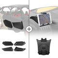 Kemimoto Can-Am Maverick X3 Max Lower Doors Panels Kit & Tablet Holder