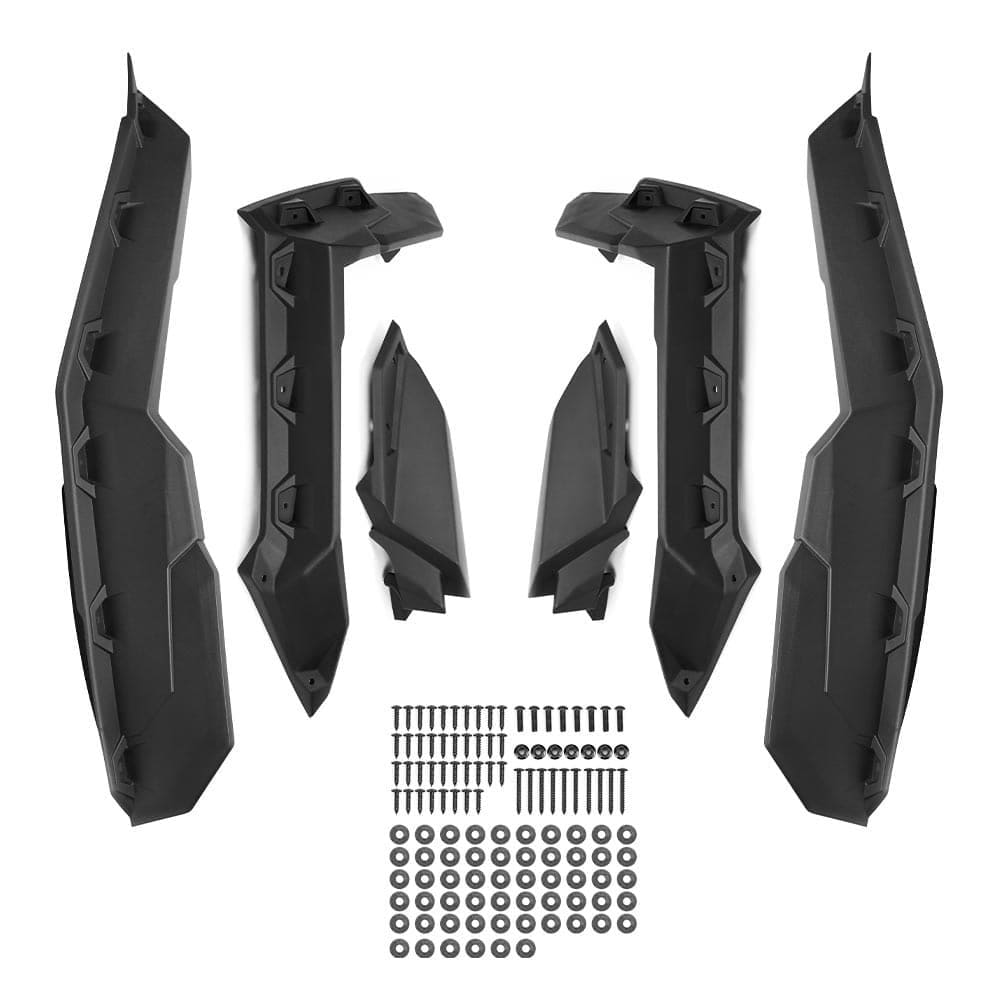 Kemimoto Can-Am Maverick X3 Max Mud Fender Flares & Noise Reduction Kit