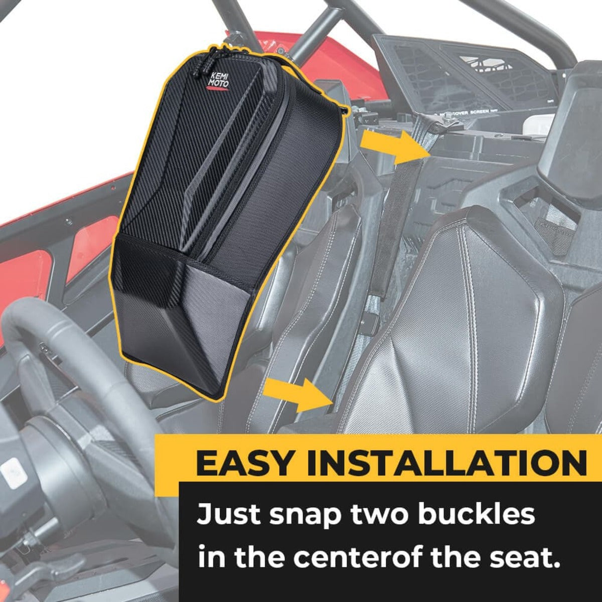 Kemimoto Can-Am Maverick X3/MAX Noise Reduction Kit & Center Storage Bag