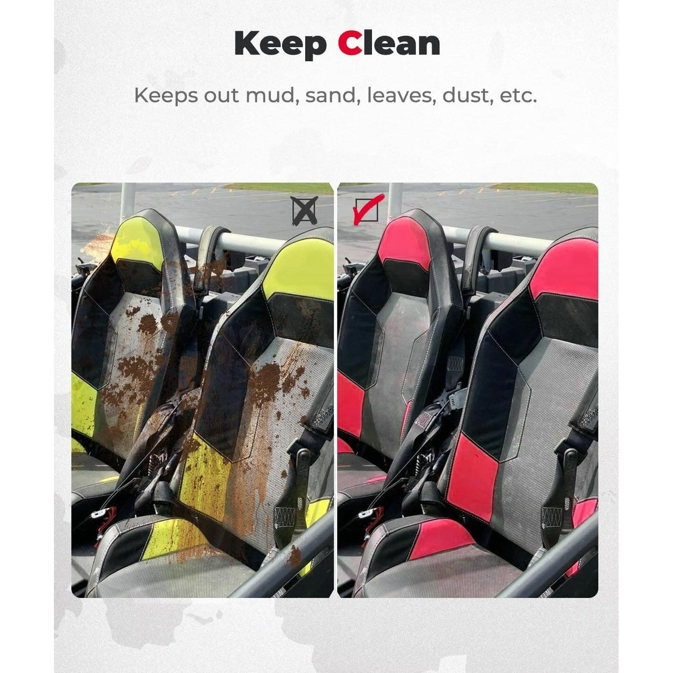 Kemimoto Can-Am Maverick X3 MAX Rear Full Doors Aluminum