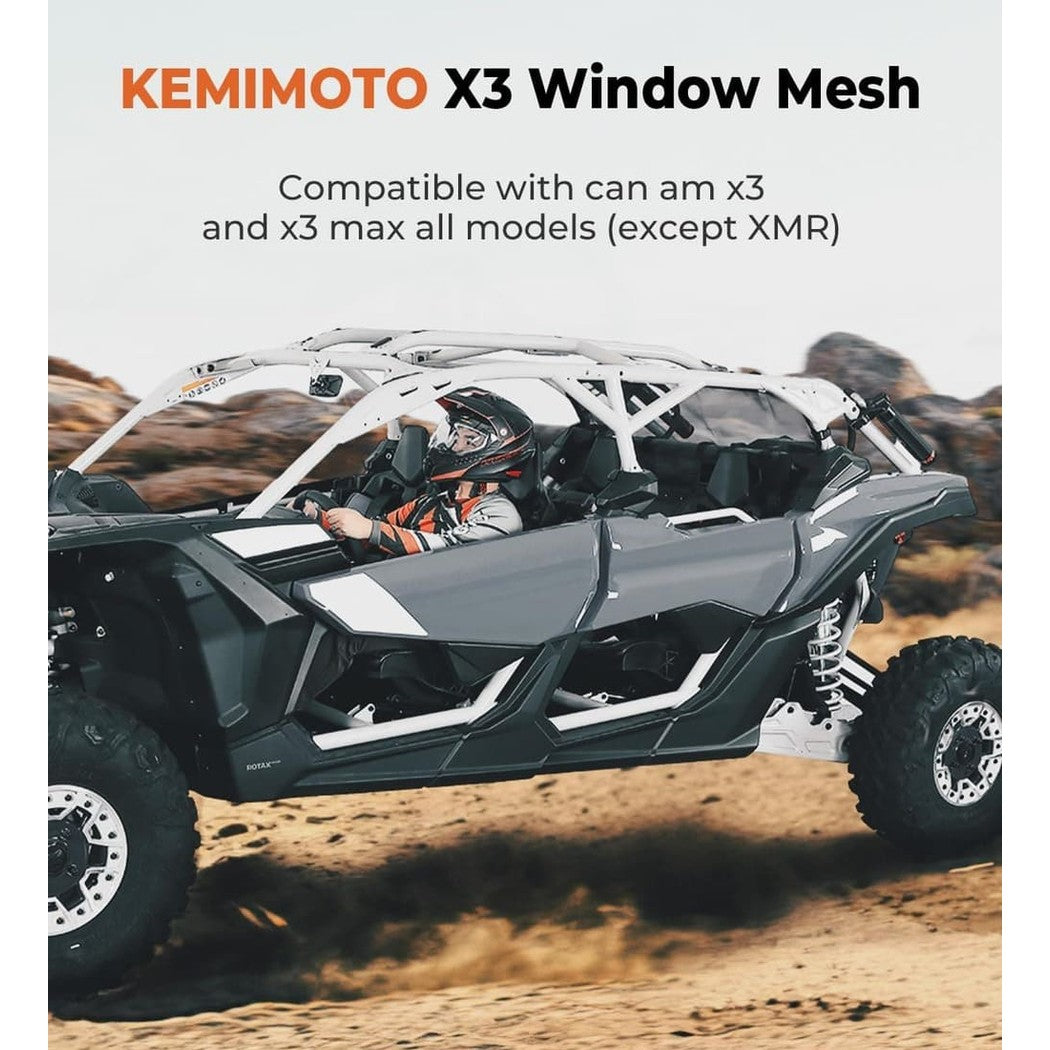 Kemimoto Can-Am Maverick X3/Max Rear Window Net