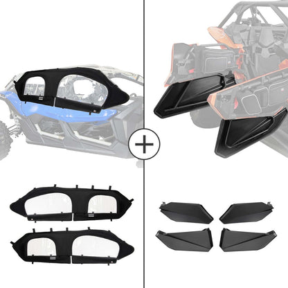 Kemimoto Can-Am Maverick X3 Max Soft Cab Enclosure & Lower Door Inserts