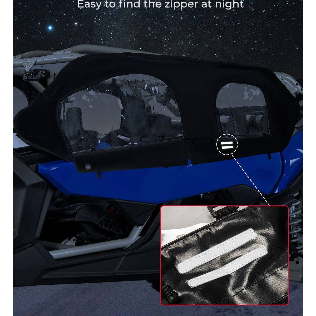 Kemimoto Can-Am Maverick X3 Max Soft Cab Enclosure & Lower Door Inserts