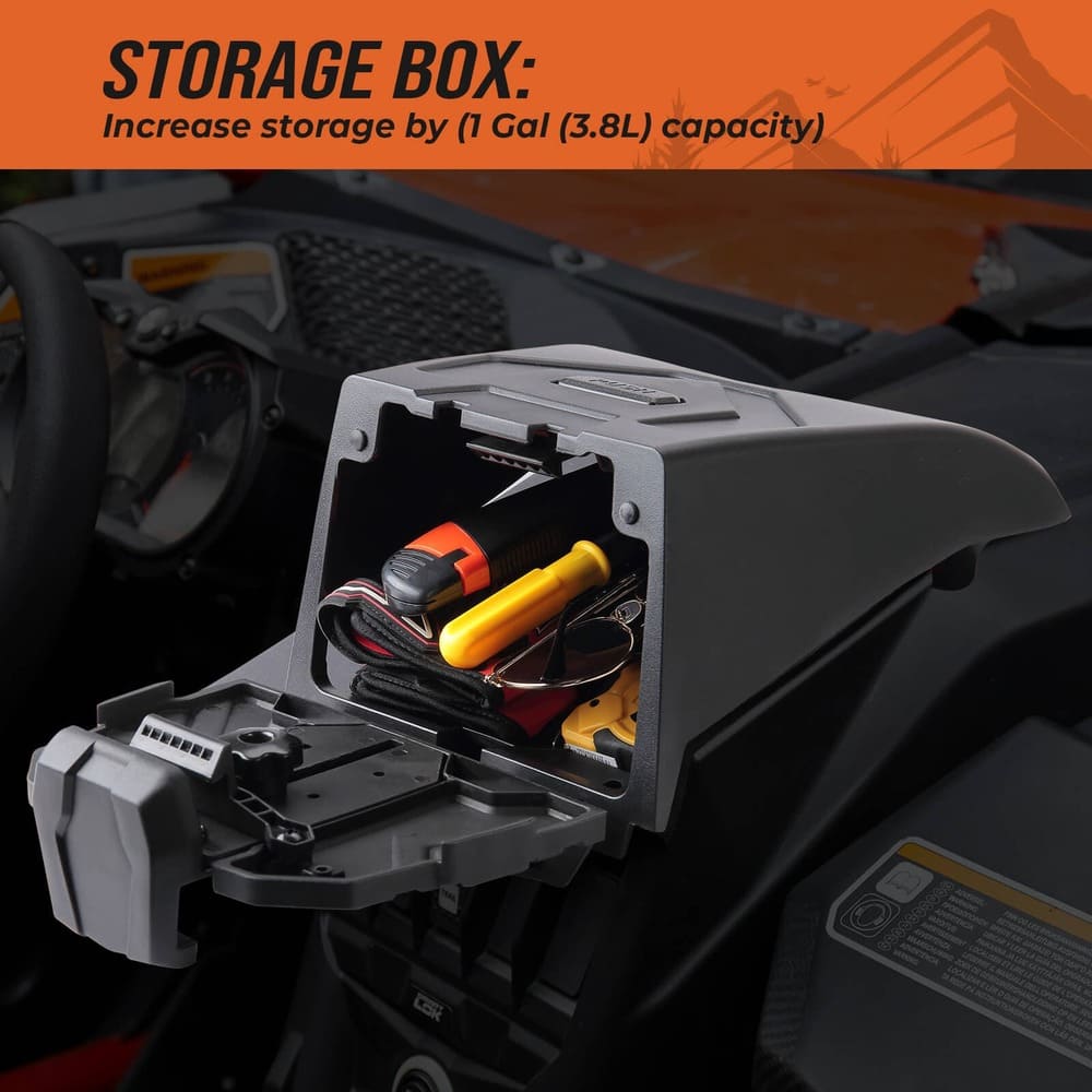 Kemimoto Can-Am Maverick X3 Max Tablet Holder & Front Door Strorage Bags