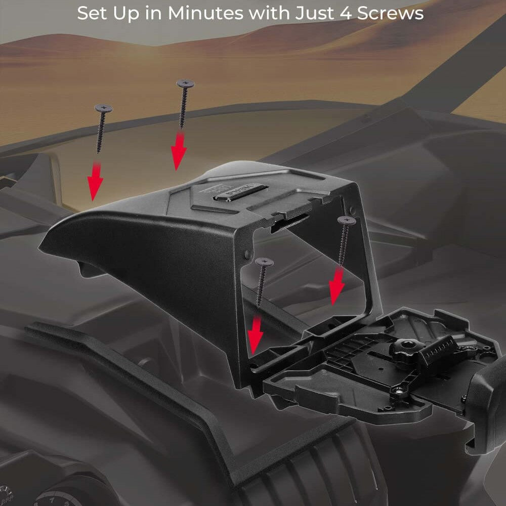 Kemimoto Can-Am Maverick X3/Max Tablet Holder with Storage Box