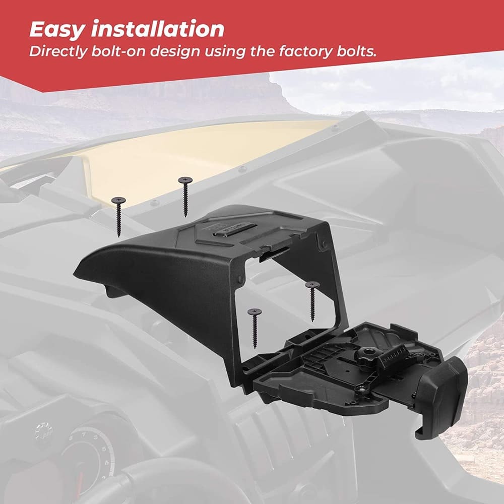 Kemimoto Can-Am Maverick X3/Max Tablet Holder with Storage Box
