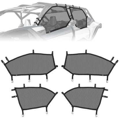 Kemimoto Can-Am Maverick X3 Max Window Nets Set of Four