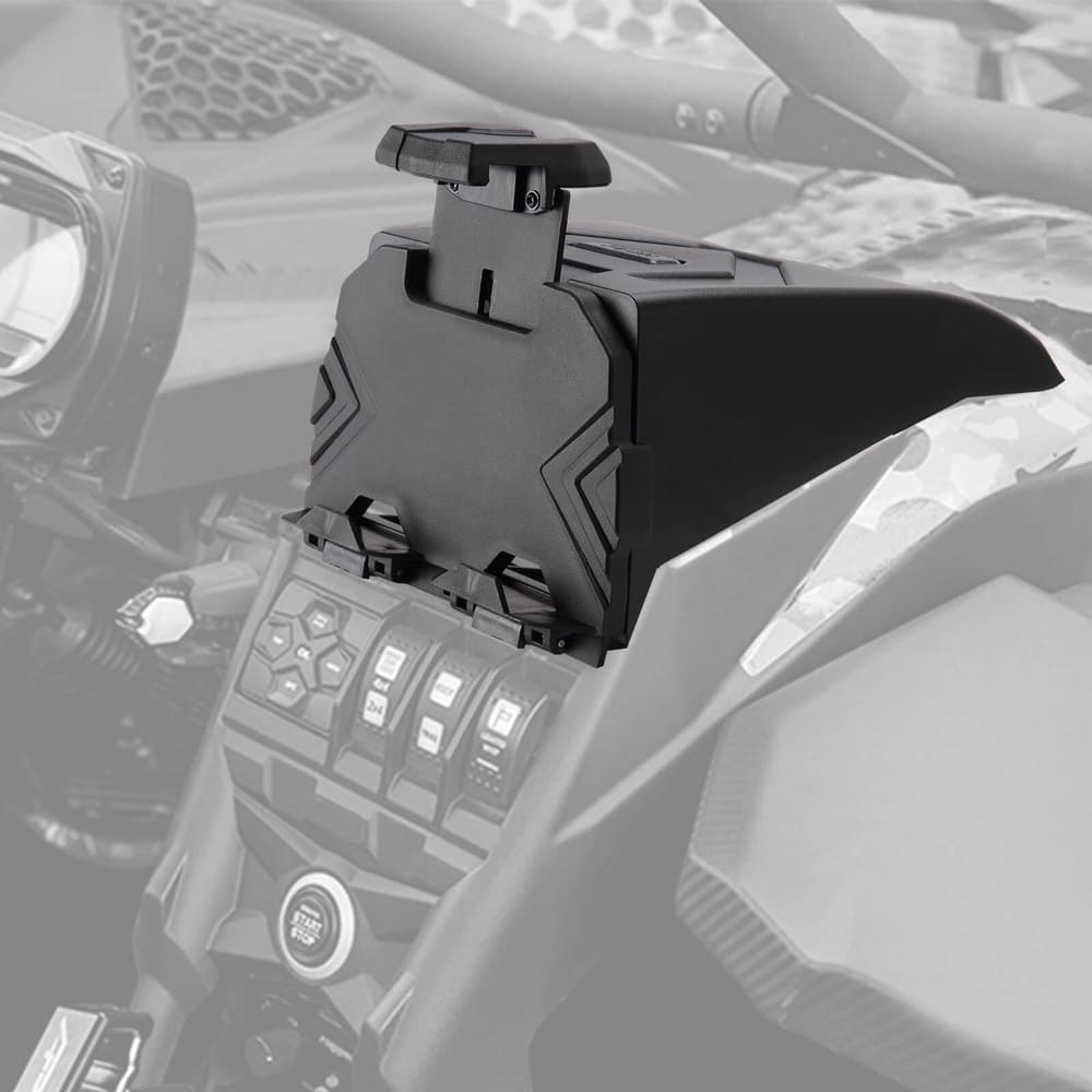 Kemimoto Can-Am Maverick X3 Navigation Storage Box Holder & Noise Reduction Kit