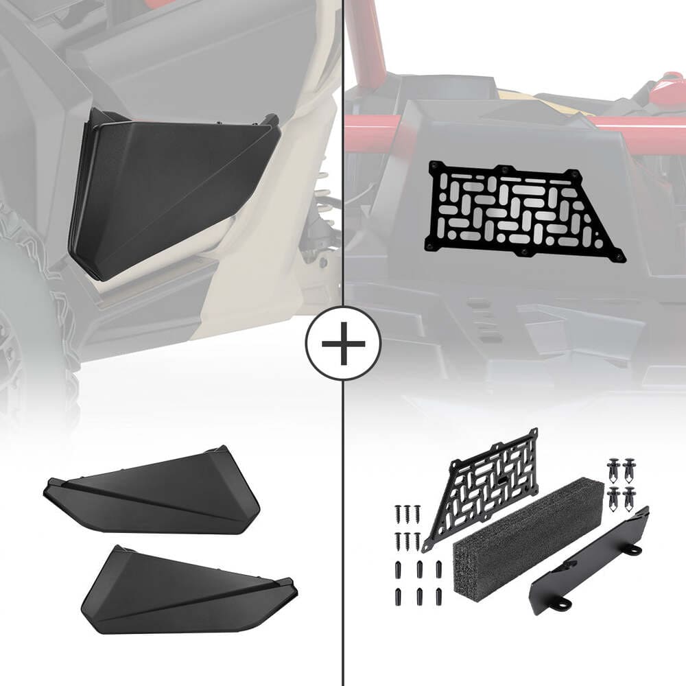 Kemimoto Can-Am Maverick X3 Noise Reduction Kit & Front Lower Door Inserts