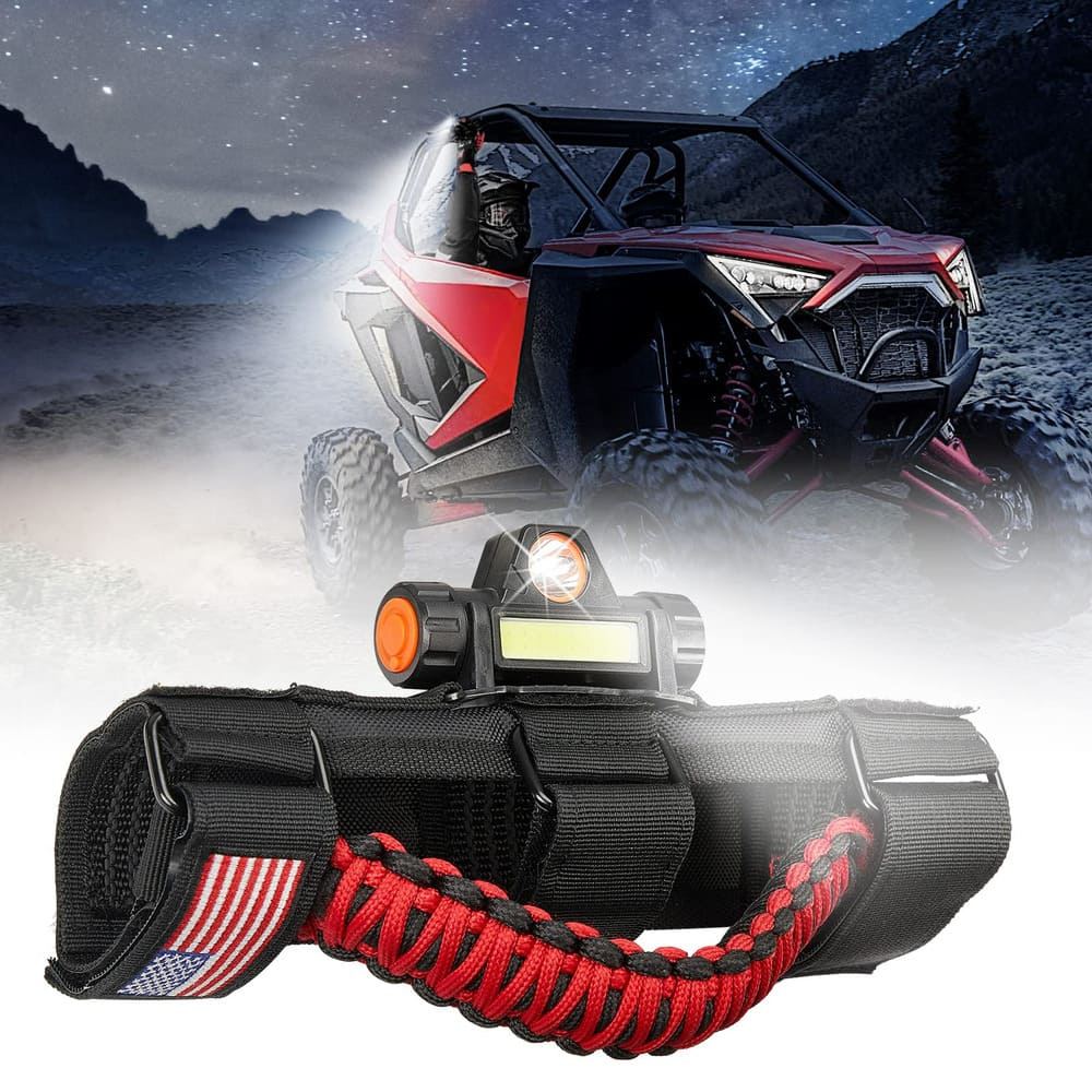 Kemimoto Can-Am Maverick X3 Roll Bar Grab Handle with Dome Light
