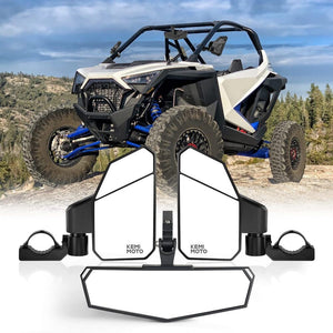 Kemimoto Can-Am Maverick X3 / RZR 1.6"-2" Roll Bar UTV Side Mirrors & Center Mirror