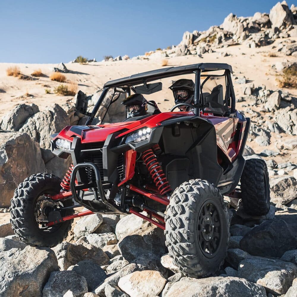 Kemimoto Can-Am Maverick X3 / RZR 1.6"-2" Roll Bar UTV Side Mirrors & Center Mirror