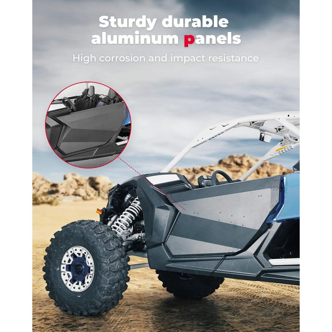 Kemimoto Can-Am Maverick X3 Set of Aluminum Front Full Doors