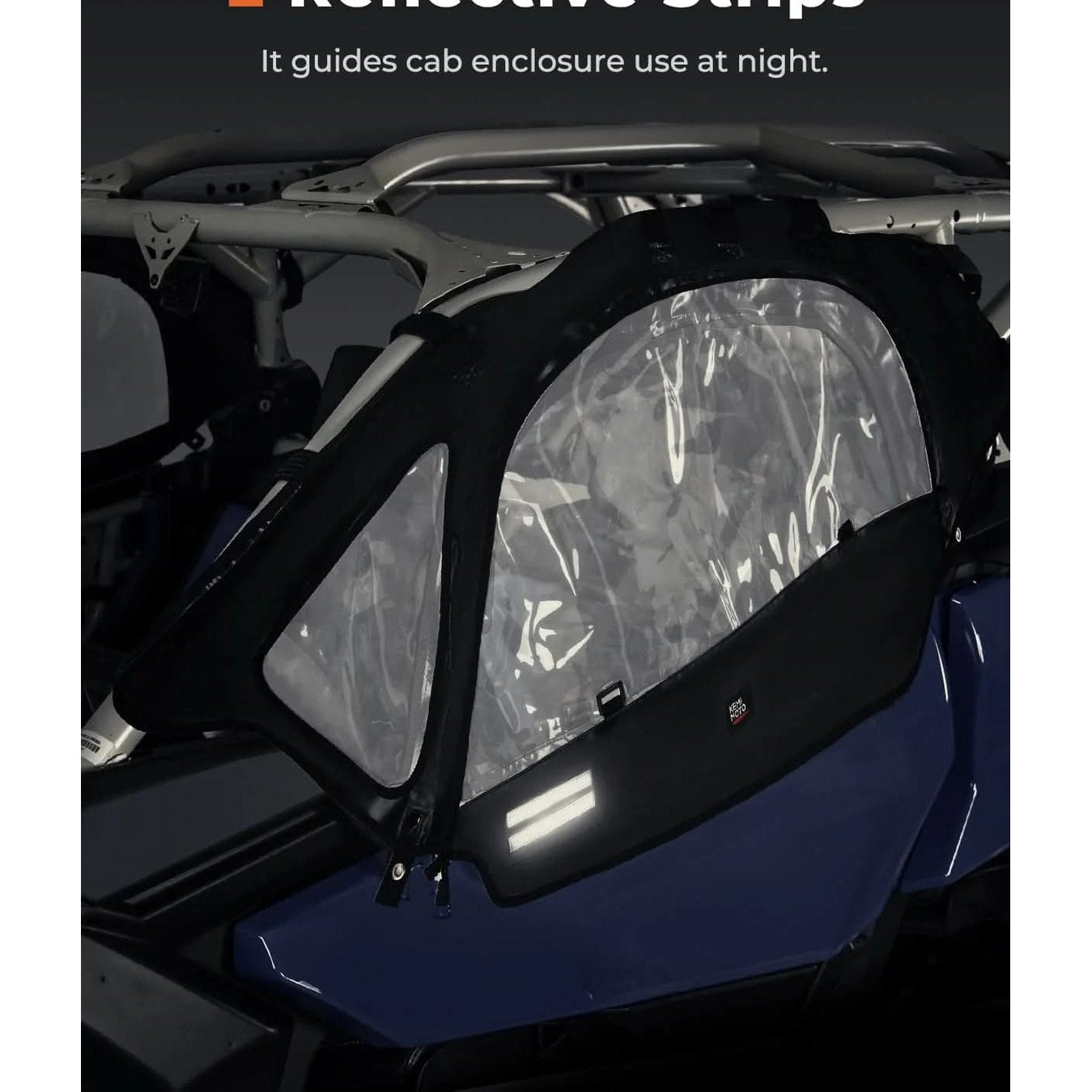 Kemimoto Can-Am Maverick X3 Soft Cab Upper Windows Enclosures