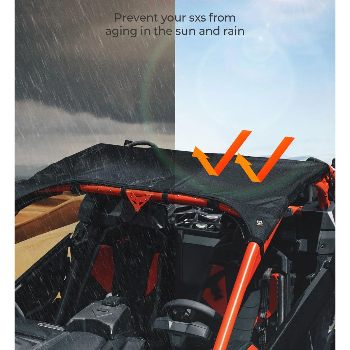 Kemimoto Can-Am Maverick X3 Soft Top Roof