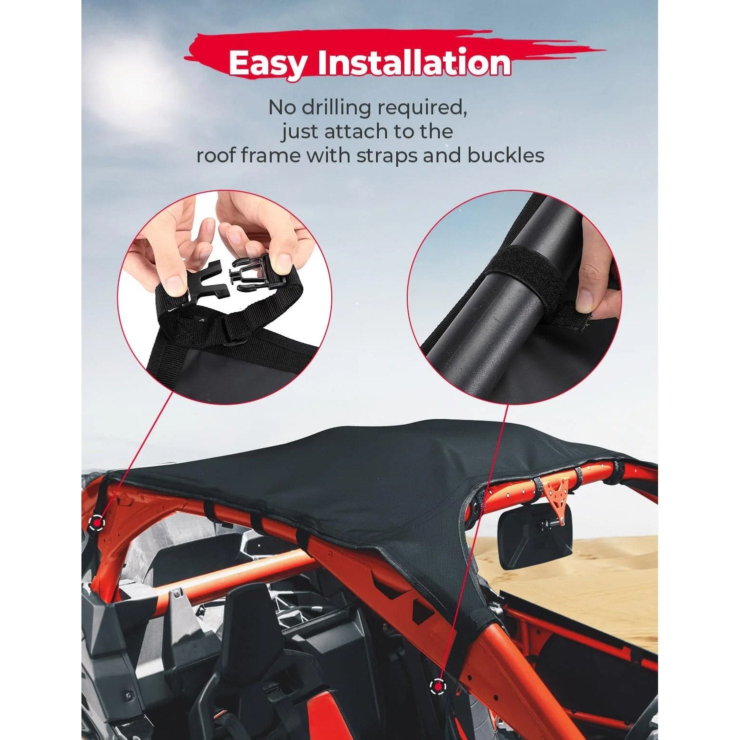 Kemimoto Can-Am Maverick X3 Soft Top Roof