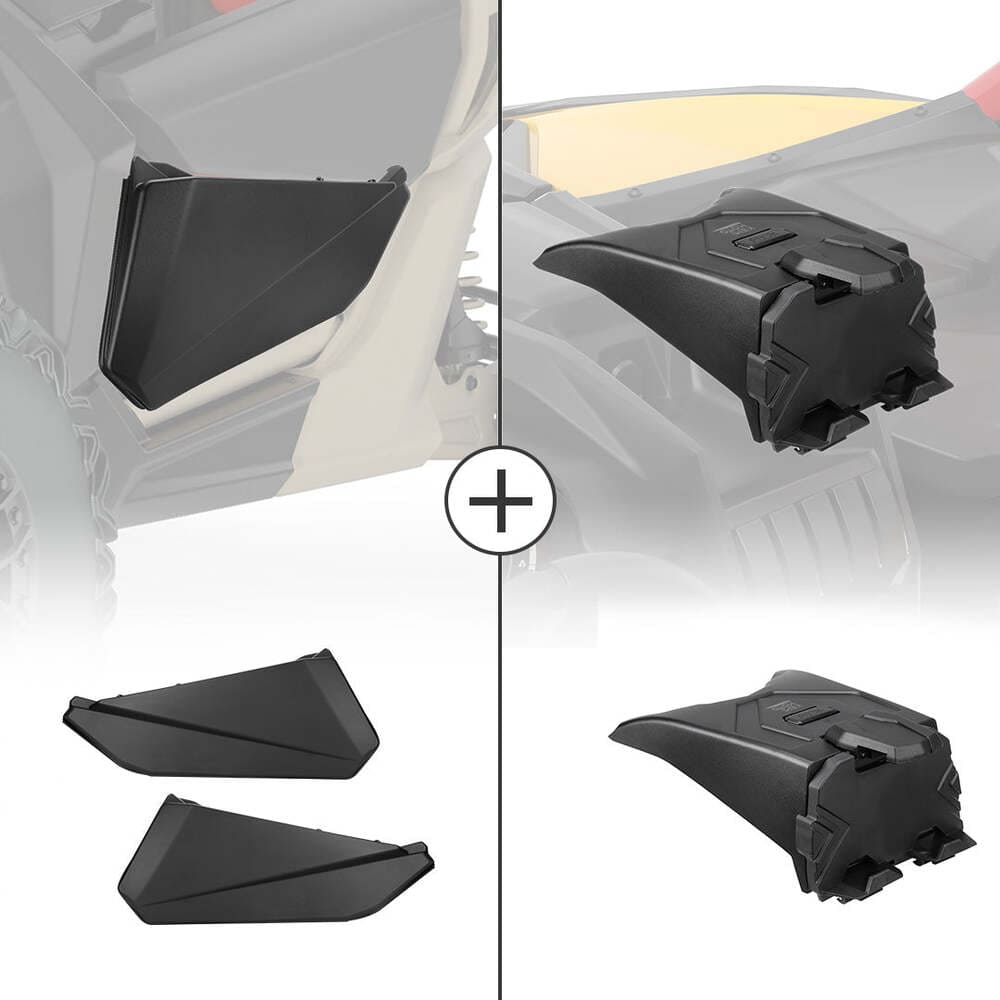 Kemimoto Can-Am Maverick X3 Tablet Holder & Front Lower Door Inserts Fit