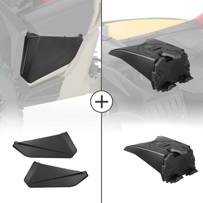 Kemimoto Can-Am Maverick X3 Tablet Holder & Front Lower Door Inserts Fit