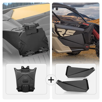 Kemimoto Can-Am Maverick X3 Tablet Holder & Front Lower Door Inserts Fit