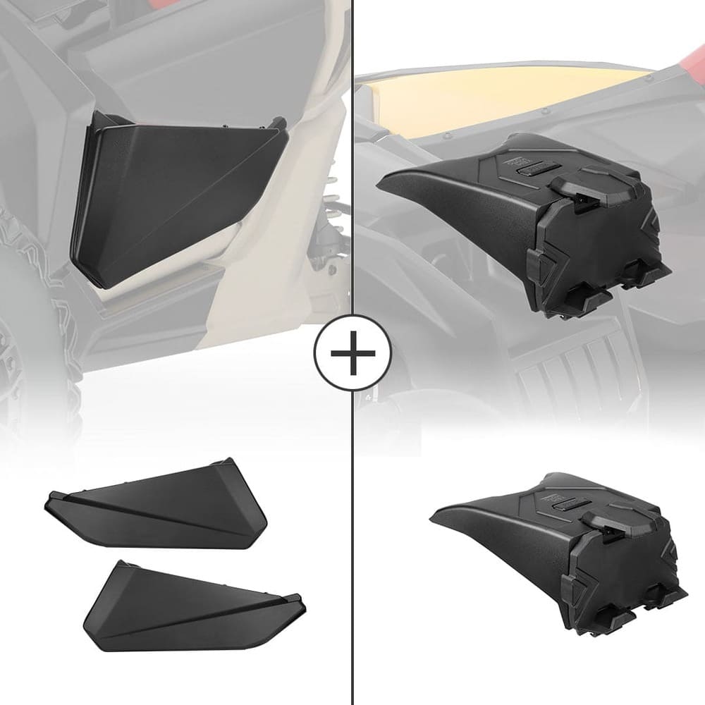 Kemimoto Can-Am Maverick X3 Tablet Holder & Front Lower Door Inserts