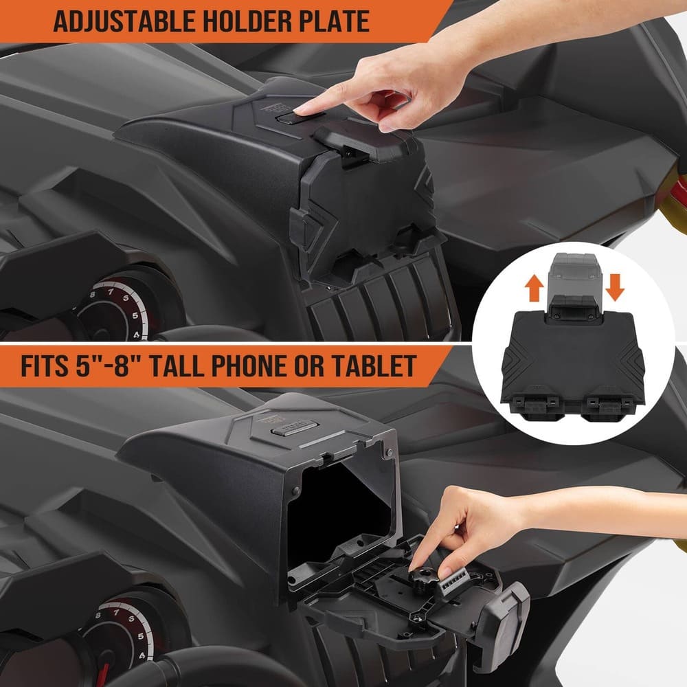 Kemimoto Can-Am Maverick X3 Tablet Holder & Front Lower Door Inserts