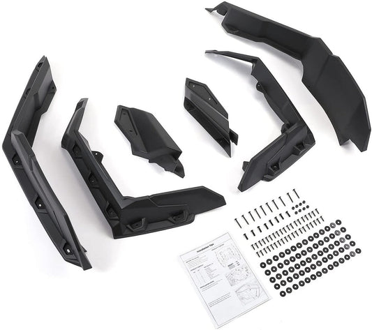 Kemimoto Can-Am Maverick X3 / X3 Max Fender Flares & Side mirrors & Door Bags