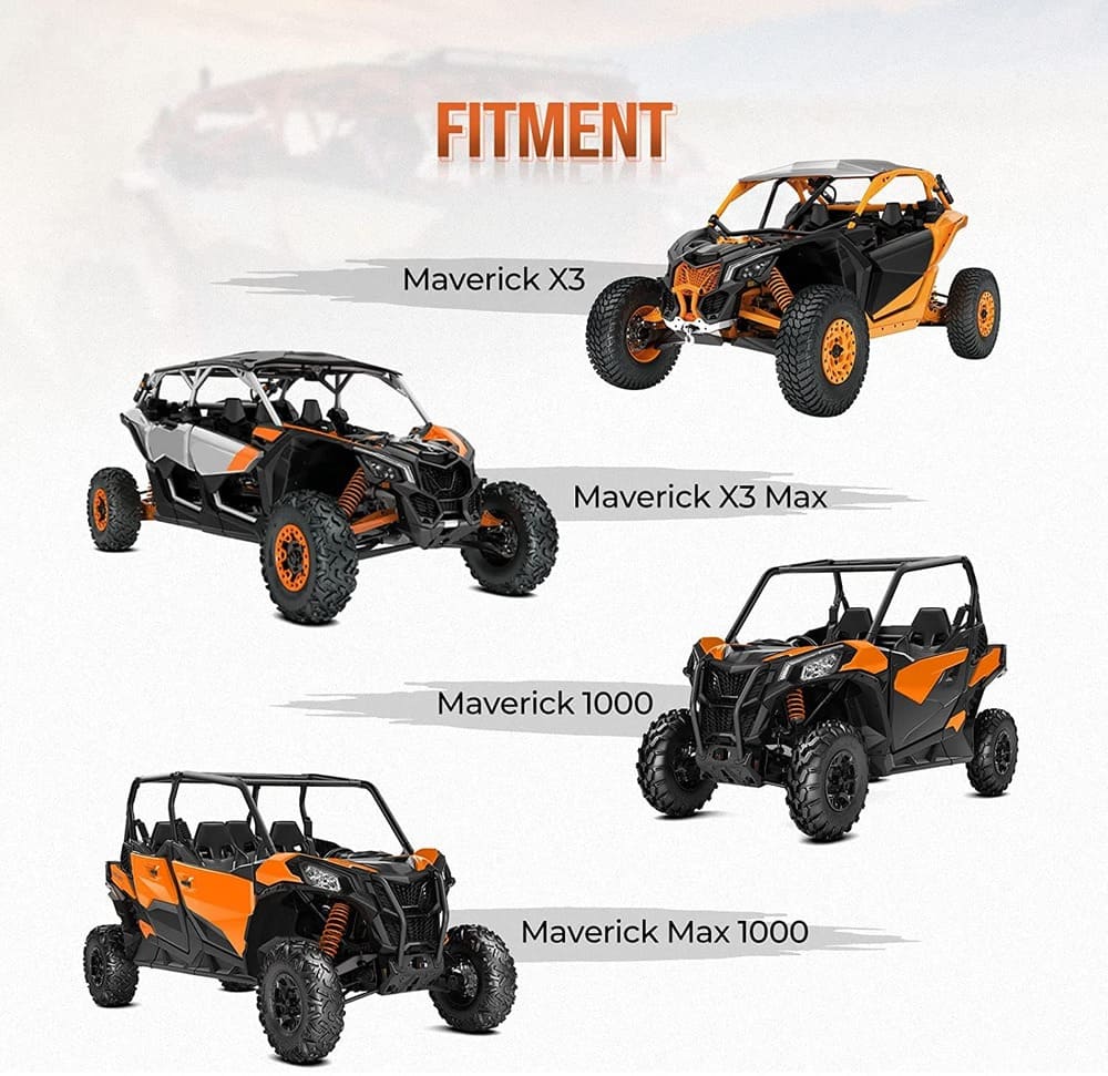 Kemimoto Can-Am Maverick X3/X3 Max Fender Flares