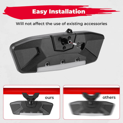Kemimoto Can-Am Maverick X3/X3 MAX LED Rear Mirror w/Interior Lights