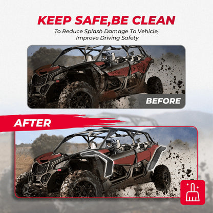 Kemimoto Can-Am Maverick X3/X3 MAX Upgraded Extended Fender Flares