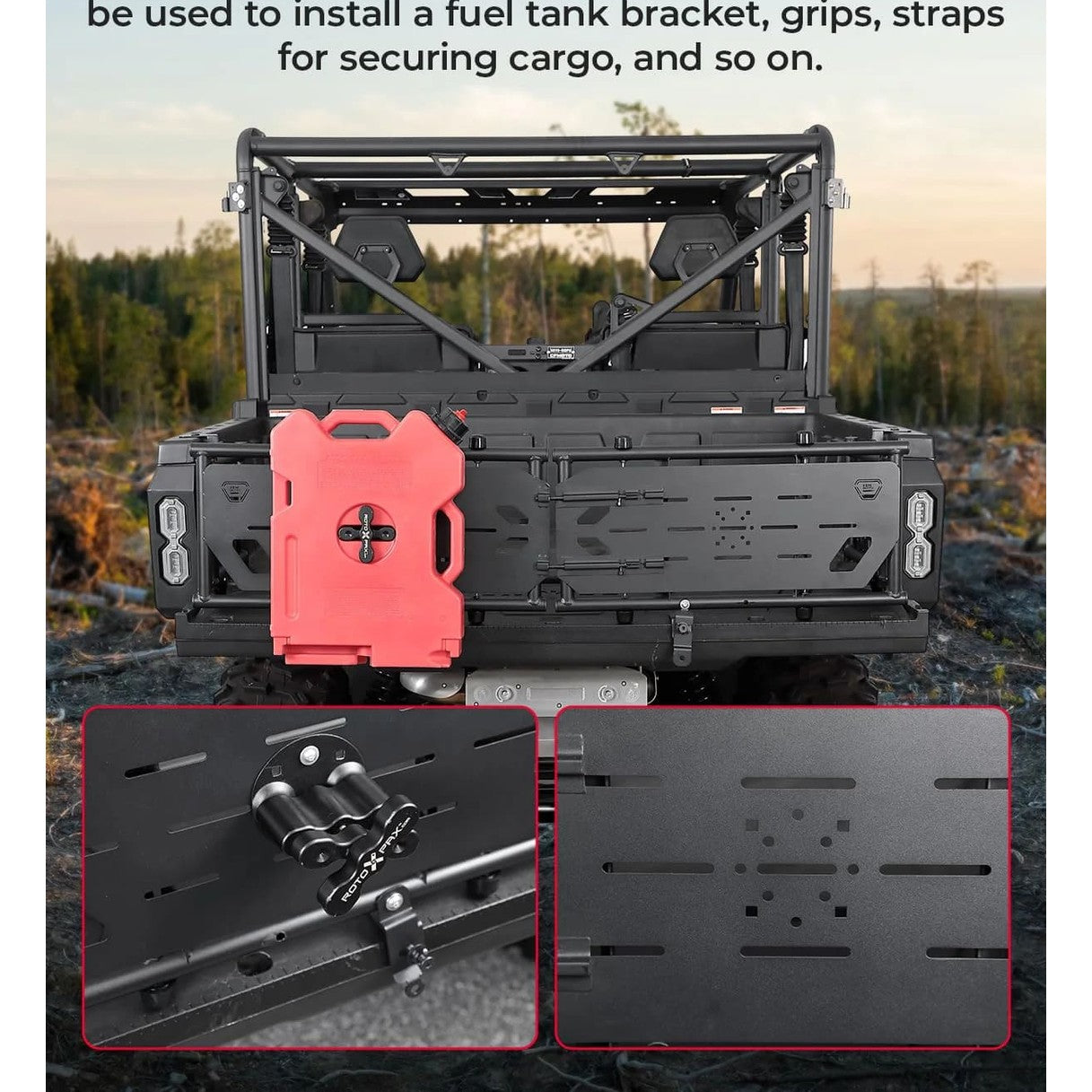 Kemimoto CF Moto UForce 1000/1000 XL Bed Extender Tailgate Extension