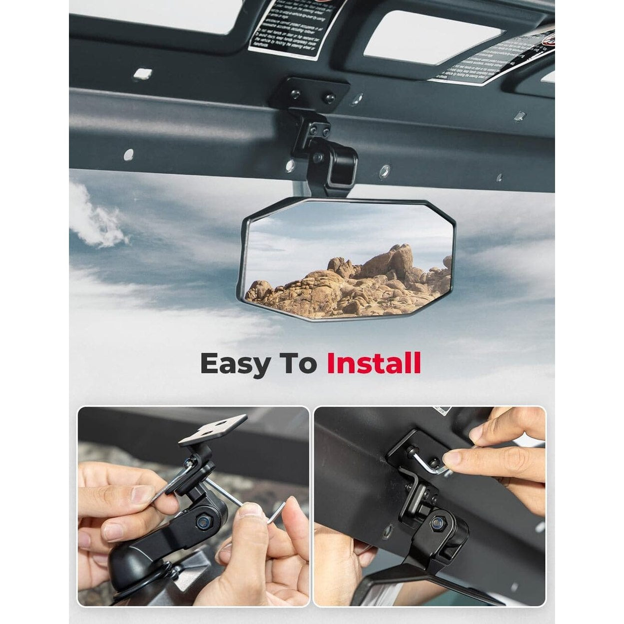 Kemimoto CF Moto UForce 1000/1000 XL Rear View Mirror