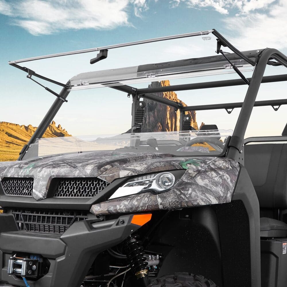 Kemimoto CF Moto UForce 1000/1000XL Flip & Rear Windshield