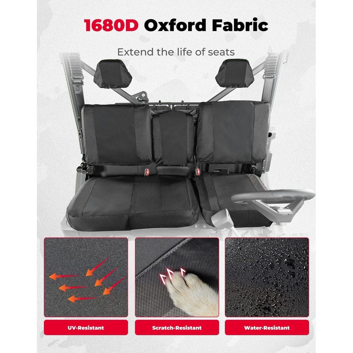 Kemimoto CF Moto UForce 1000/1000XL Seat Covers