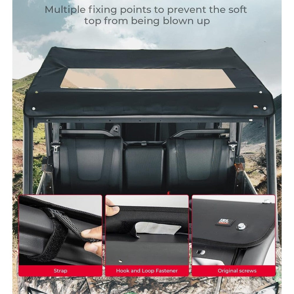Kemimoto CF Moto UForce 1000 XL Canvas Tinted Waterproof Soft Roof